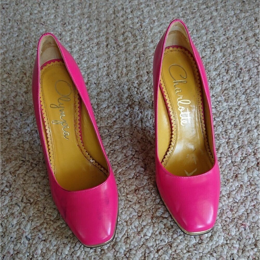 CHARLOTTE OLYMPIA Fuchsia Pumps size 36.5